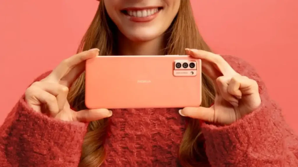 Nokia G22 in Peach Color